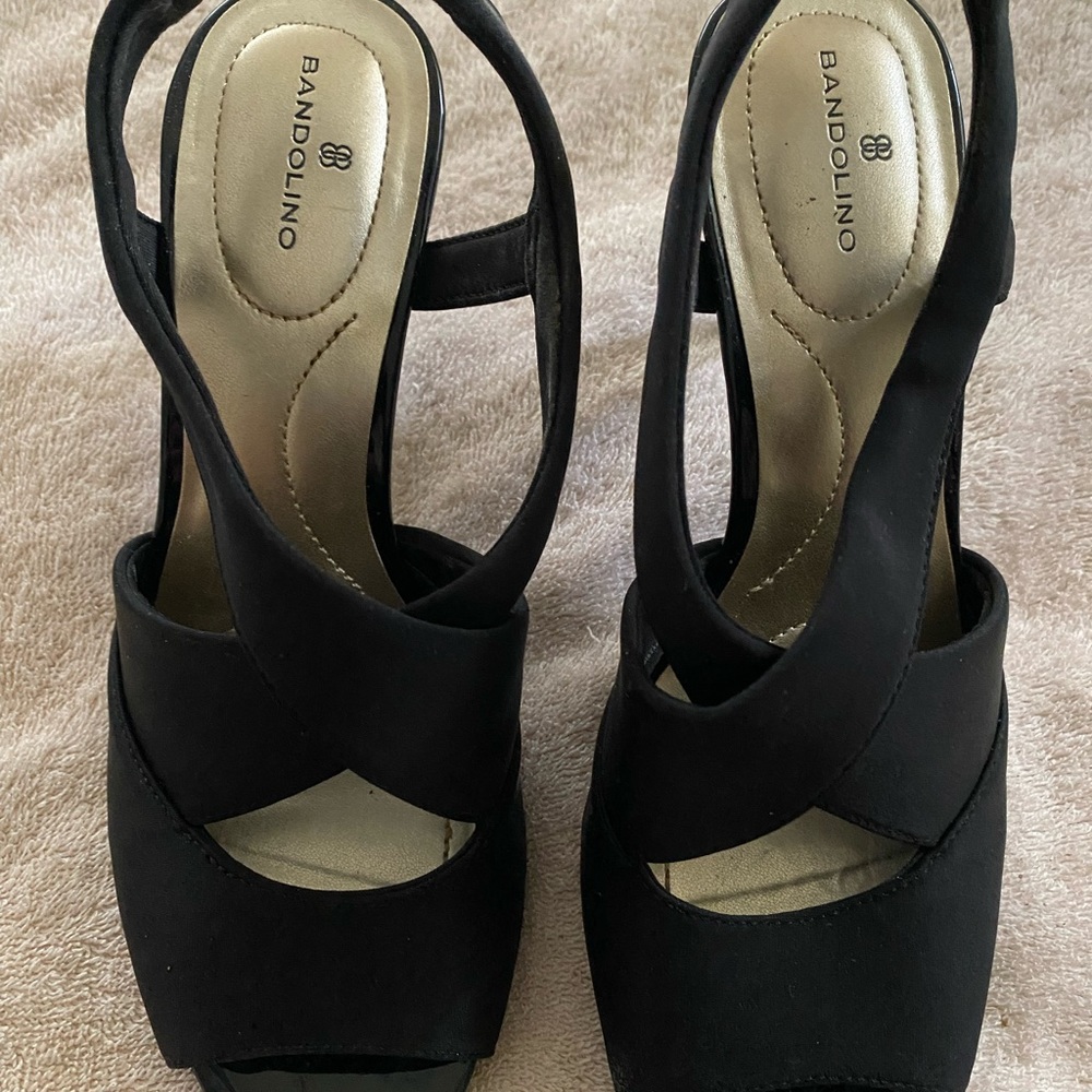 Dress shoes worn indoors only for about two hours.